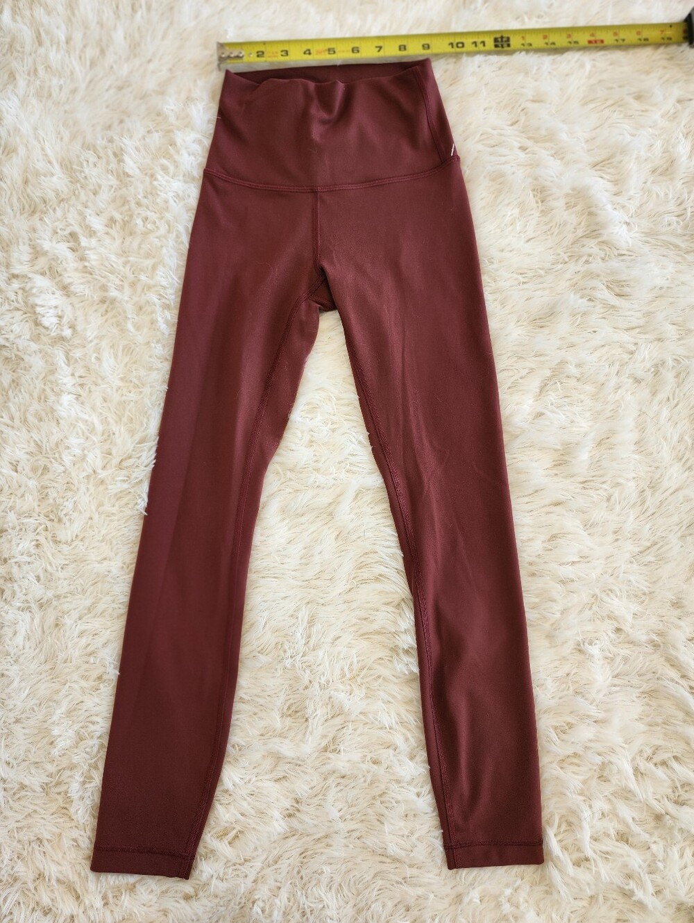 Lululemon Wunder Train High-Rise Tights 25 Everlux Fabric - Cayenne